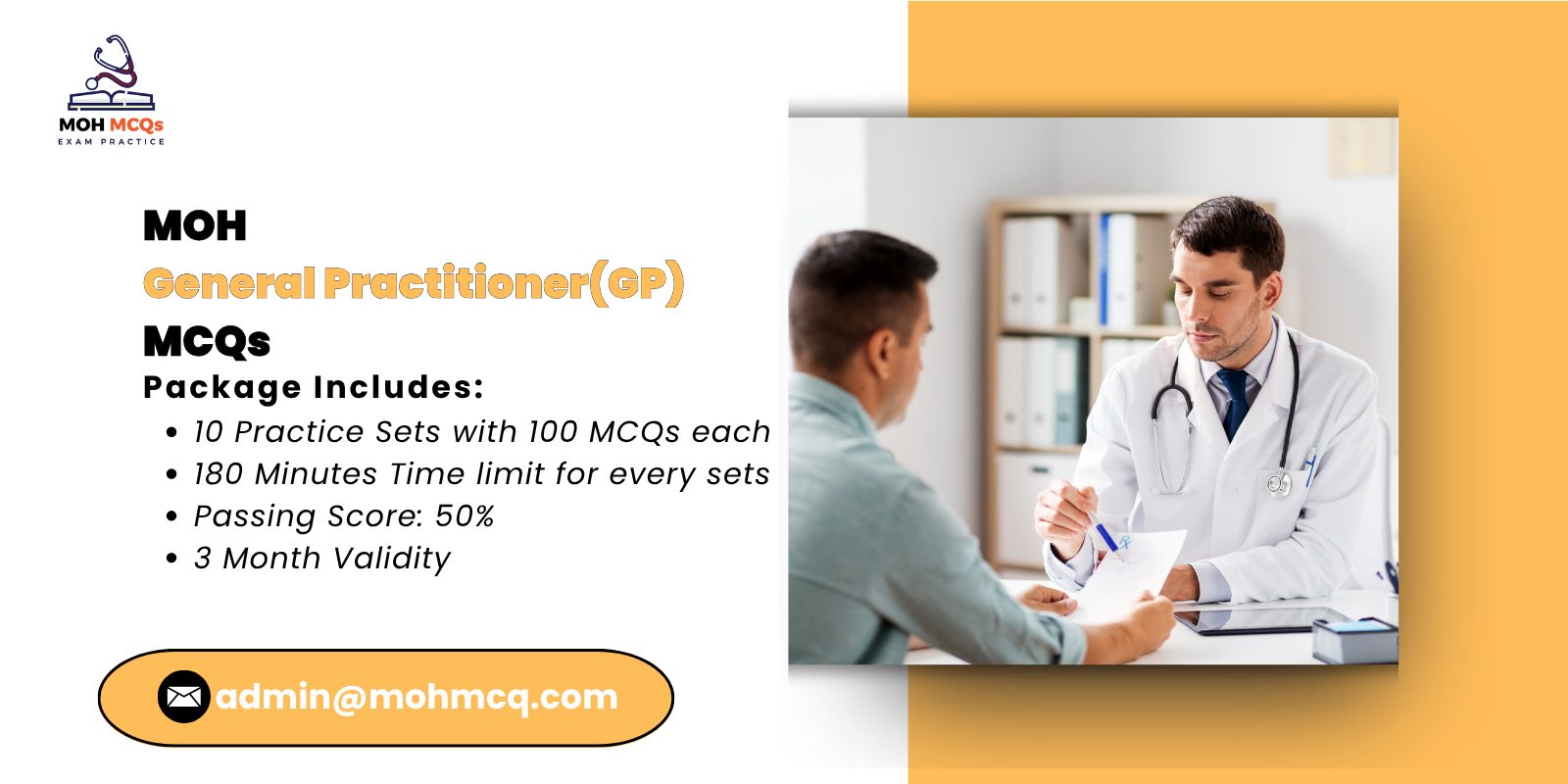MOH General Practitioner (GP) MCQs