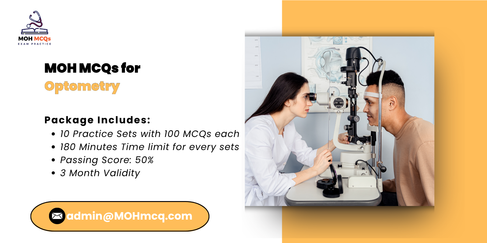 MOH MCQs for Optometry