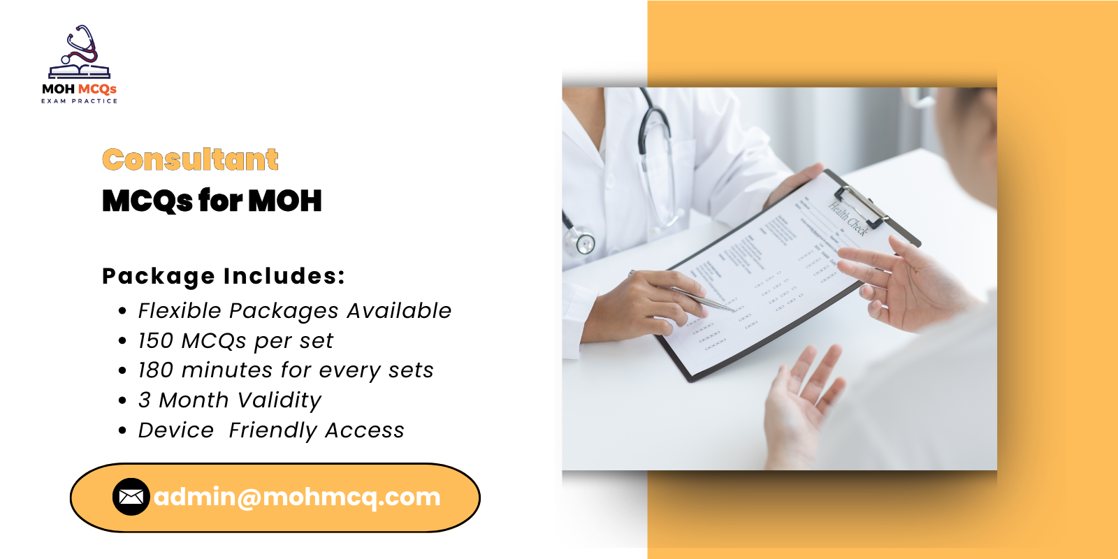 Consultant MCQs for MOH