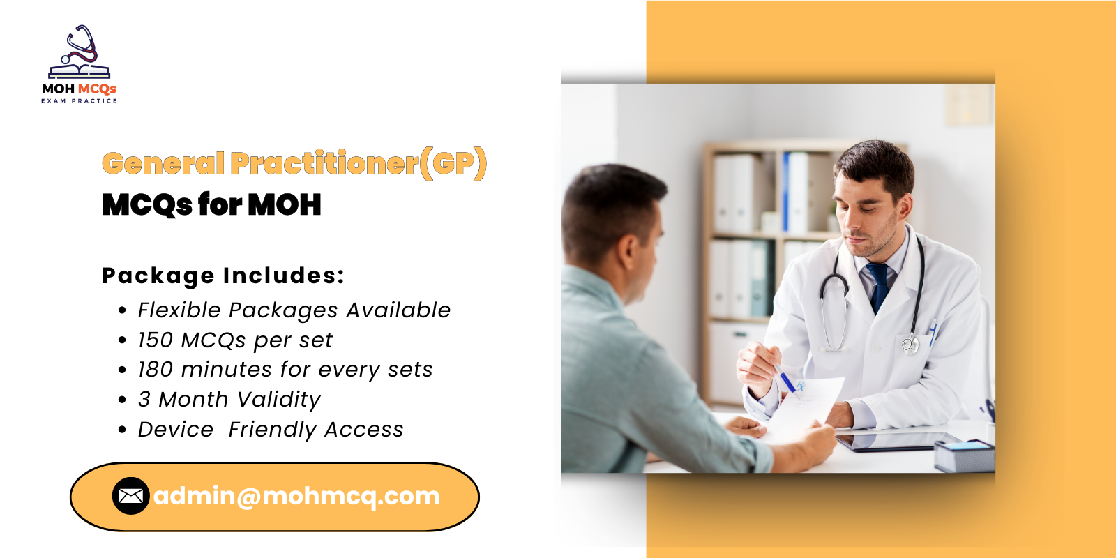 General Practitioner(GP) MCQs for MOH