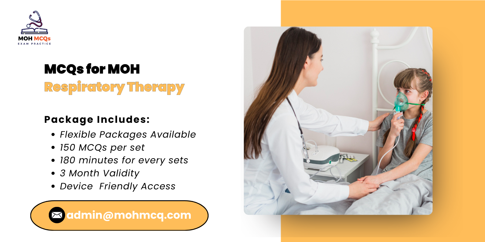 MCQs for MOH Respiratory Therapy
