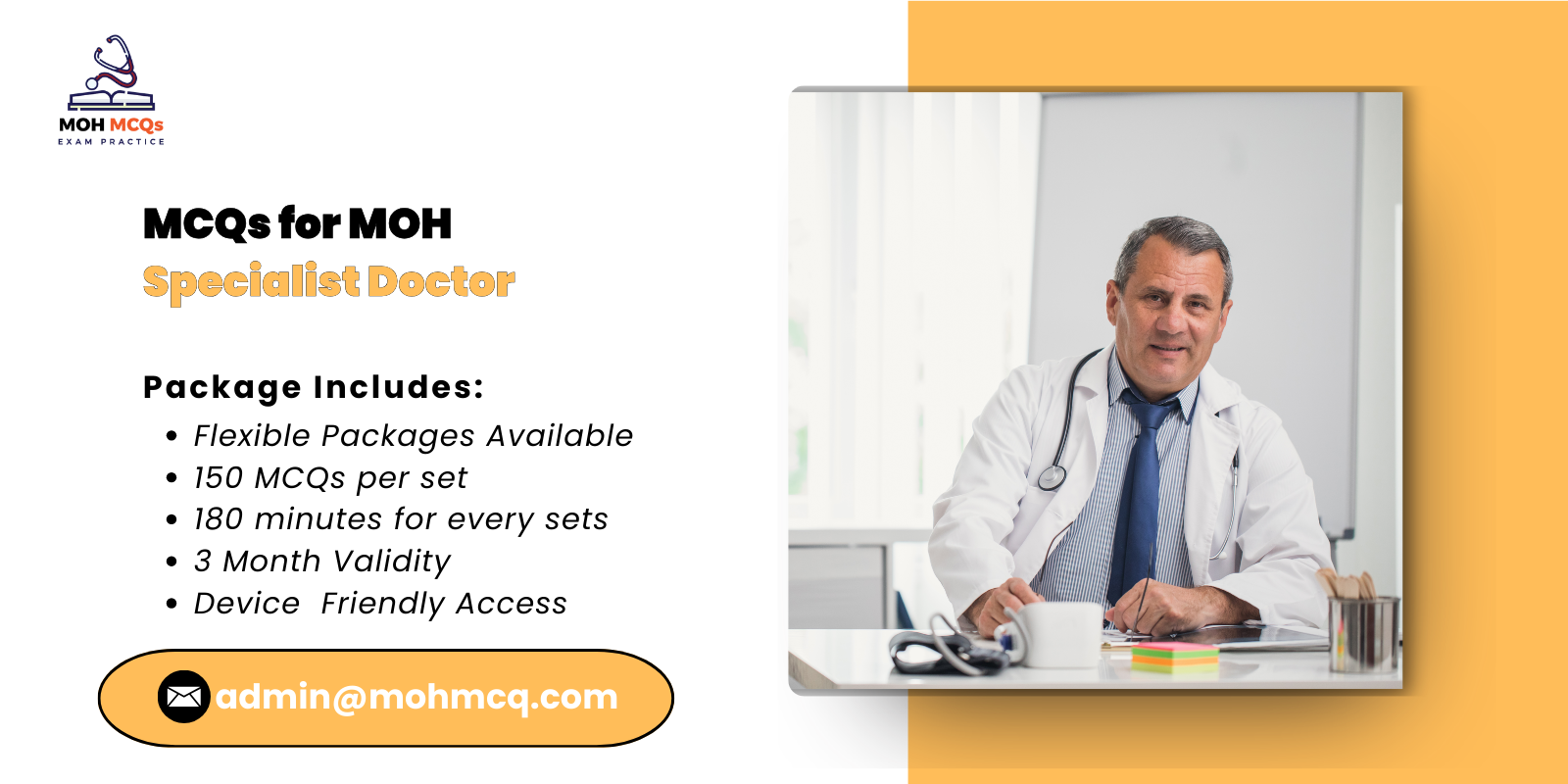 MCQs for MOH Specialist Doctor