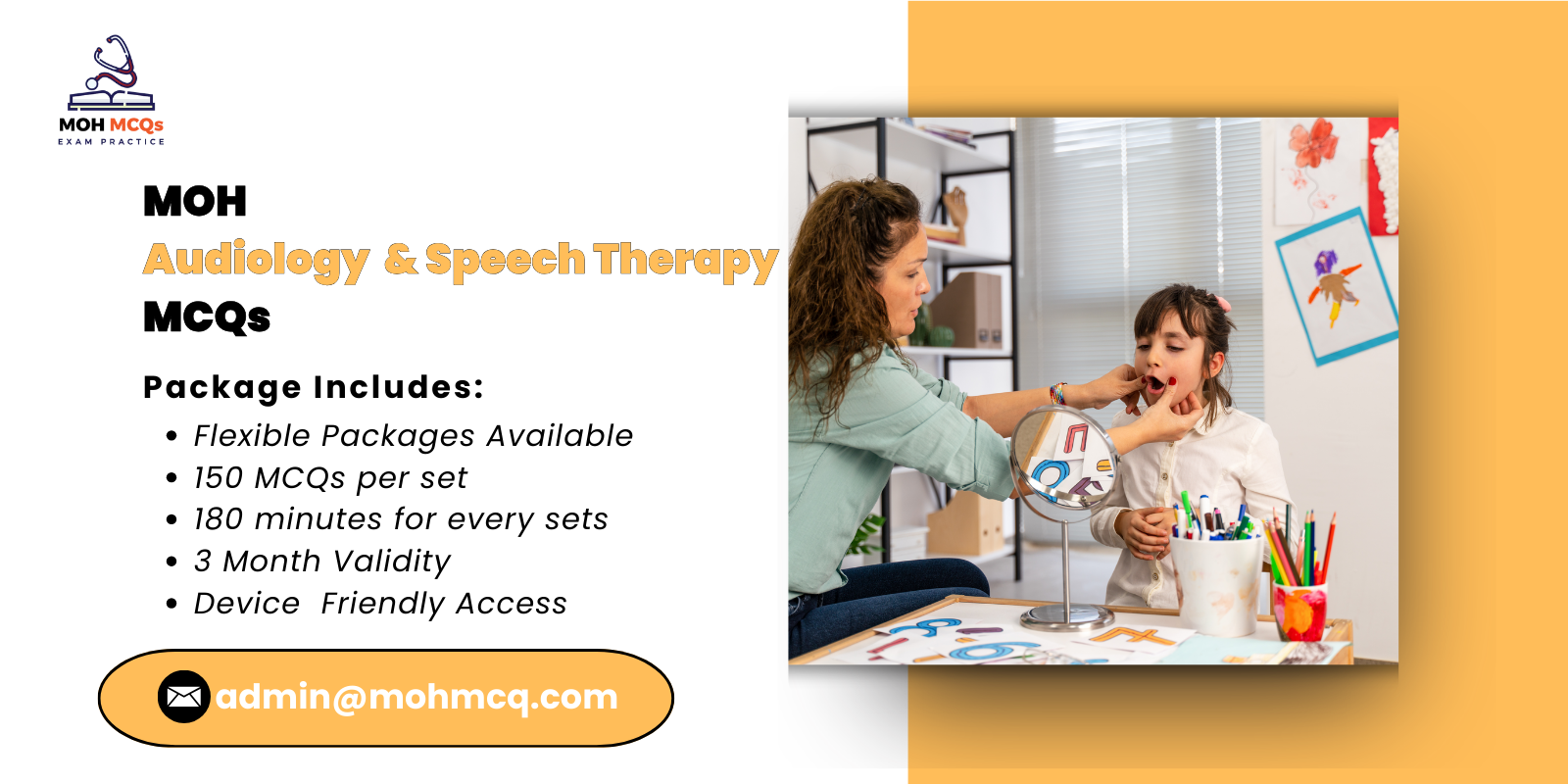 MOH Audiology & Speech Therapy MCQs