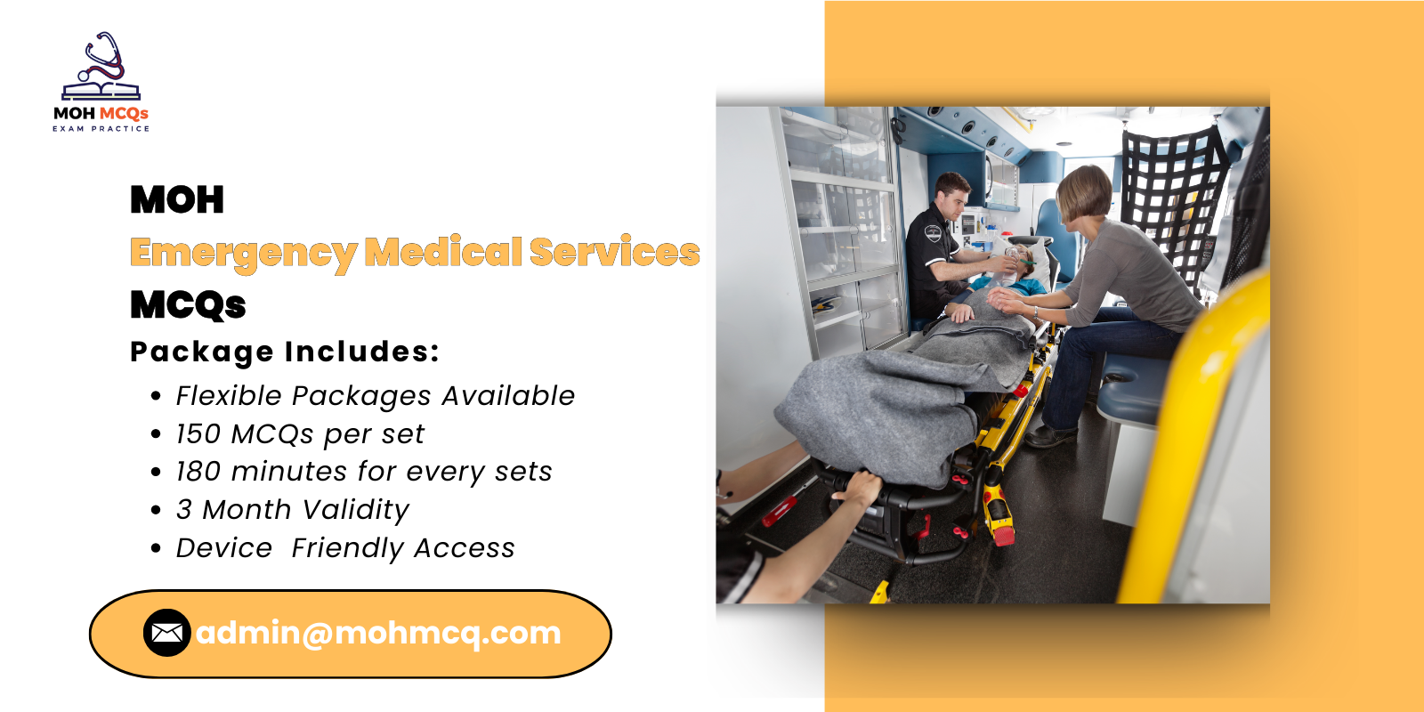 MOH Emergency Medical Services MCQs