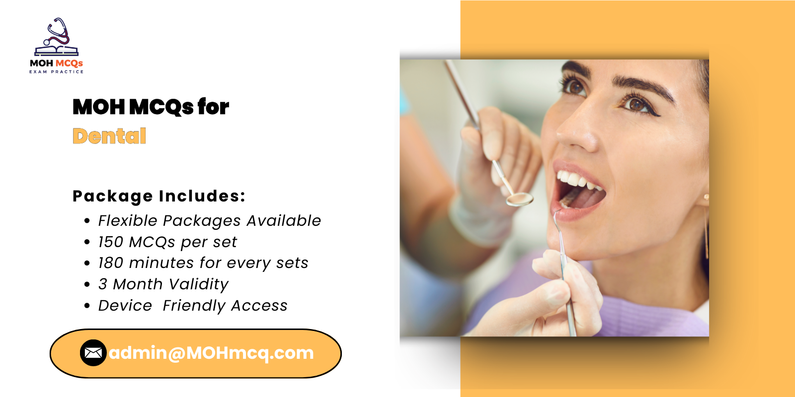 MOH MCQs for Dental
