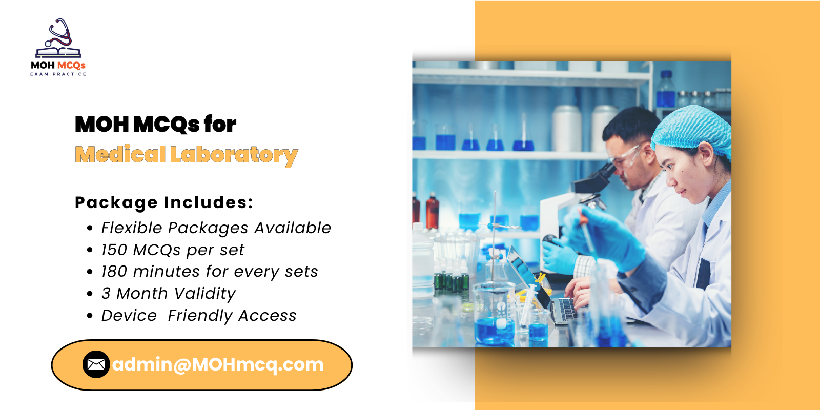 MOH MCQs for Medical Laboratory
