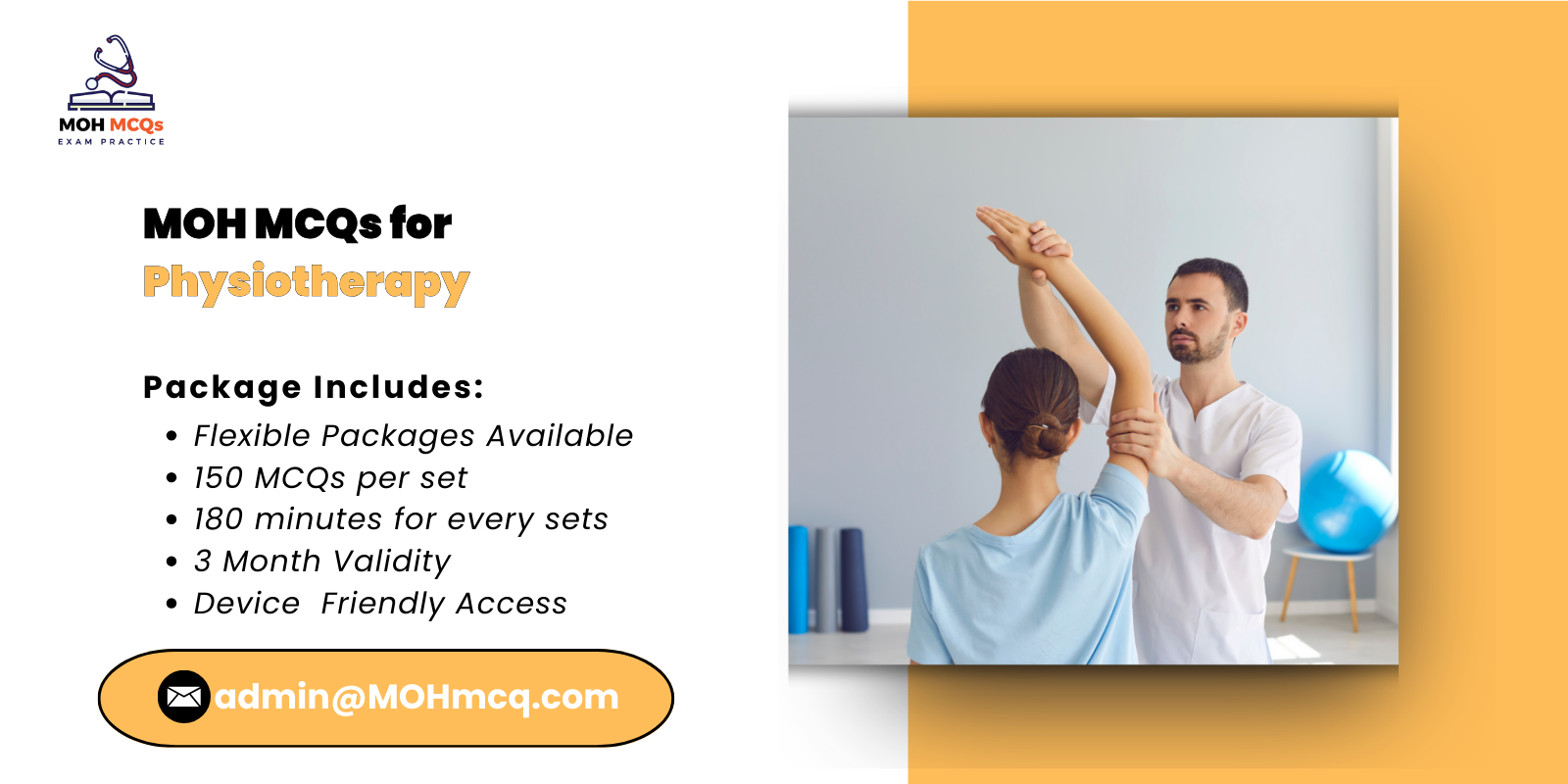 MOH MCQs for Physiotherapy