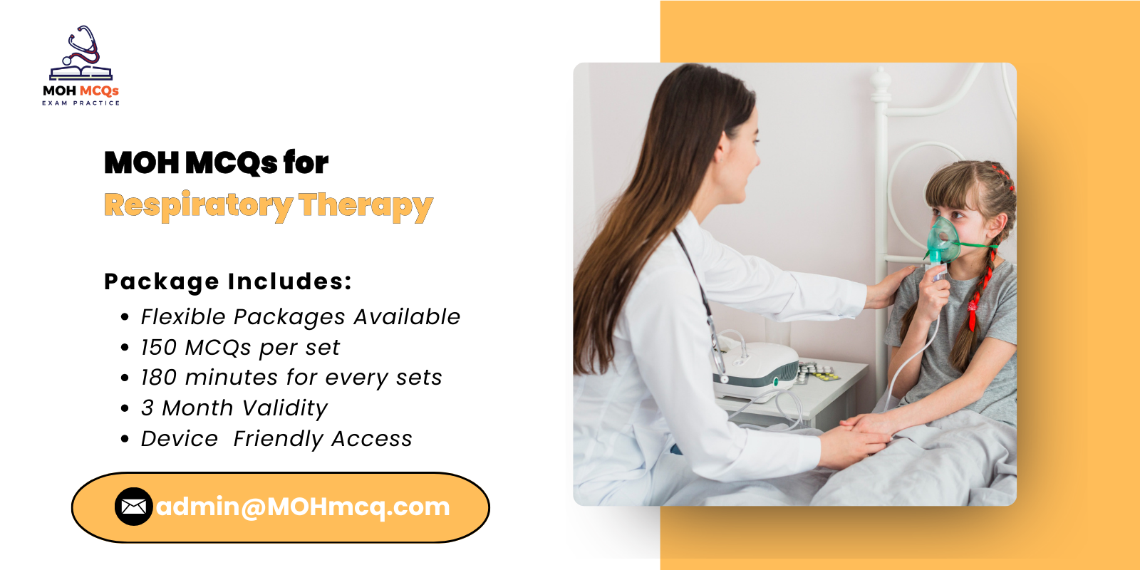 MOH MCQs for Respiratory Therapy