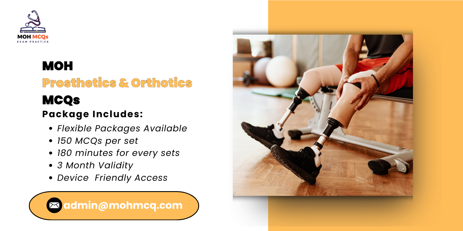 MOH Prosthetics & Orthotics MCQs